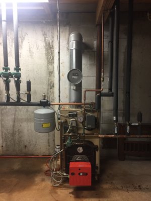 Awesome job getting the "new to me" boiler installed and cleaning up the piping significantly.