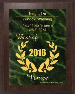 Best of Venice for 2 years running!!