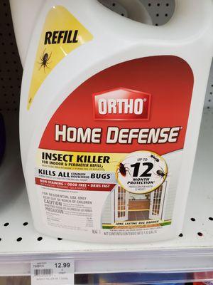 Great price and product for inside & outside the house! Low odor & no staining brick, cement,  base areas of paneling or linoleum floors.