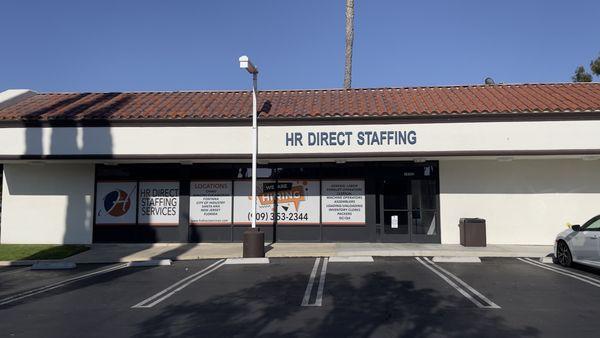 Exterior of HR Direct Services Chino Office