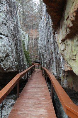 Walkway to Dave's Cave!