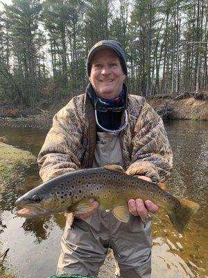 We had a great day with Pere Marquette Lodge Outfitters catching brown trout.