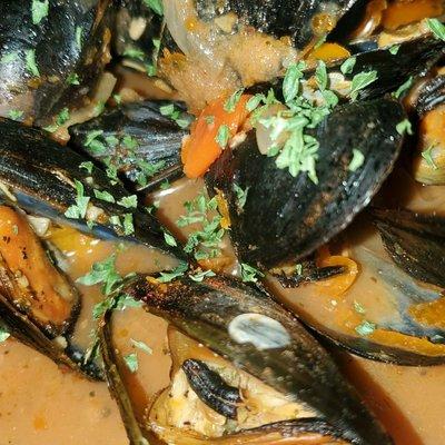 Mussel in a Rosè Wine sauce