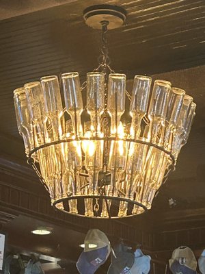 Cool "Bottom's Up" chandelier