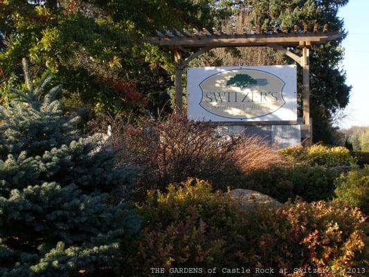 Switzer's Nursery & Landscaping - The business sign on MN Highway 3 for Landscape Design Build firm in Minnesota