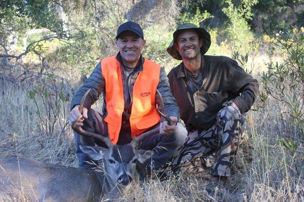 Tom entered into the hunting world again with this nice buck.