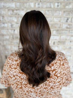 Dark balayage