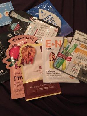 The best holiday present I don't regret opening early: the SF Mask Club's bundled variety of sheet masks!