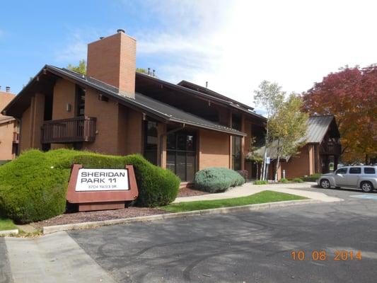 exterior of office building