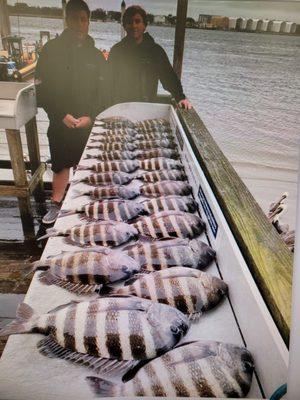 Limited out sheepshead...Awesome eating!