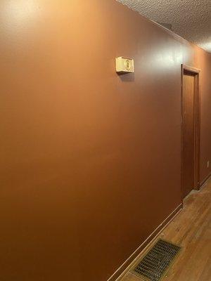 Refinished wall