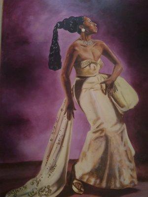 Josephine Baker oil Elliott Jordan