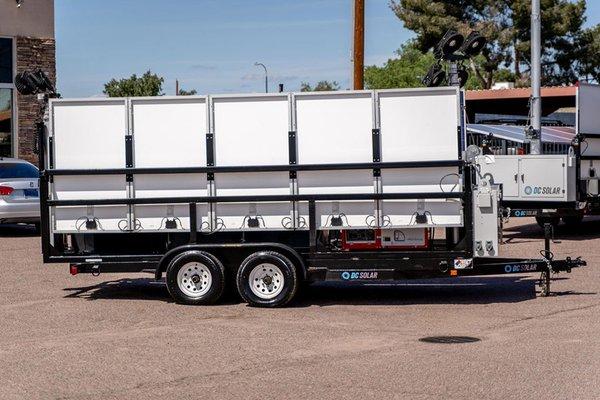 DC Solar - Mobile Solar Generator Trailer