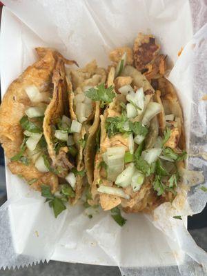 Chicken and Steak Tacos