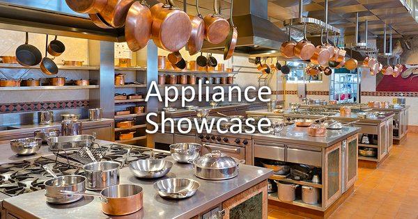 This is a small selection of the appliances we offer at our showroom. Visit www.srscooks.com to see our complete line of kitchen equipment.