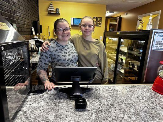 The owner, Hope Burke, and Kaleya Marie, creator of the soon to be famous Strawberry Bunny Butt!