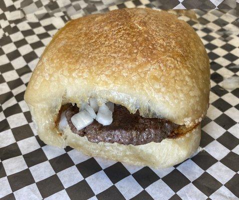 Burger on tasty local Roll