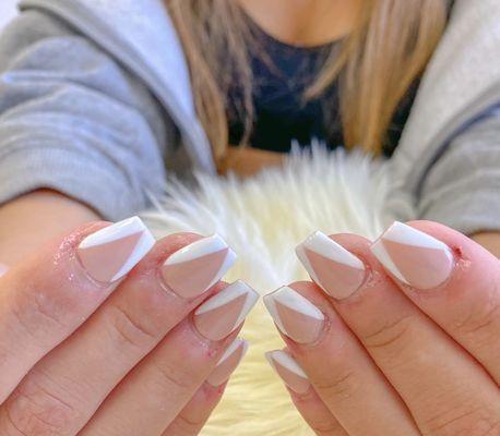 Hybrid gel on real nails