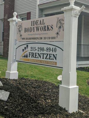 New sign and location in Perkasie