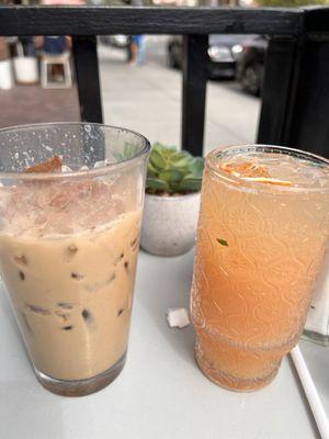 Iced Chai & Pineapple Guava Spritz