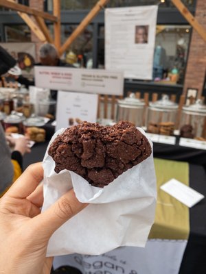 Gluten free double chocolate espresso cookie