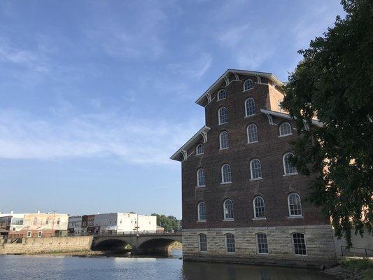 The Mill & waterfalls