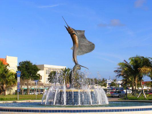 Downtown Stuart Sailfish Fountain