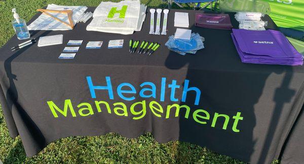 Health Management at Strawberry Days in Grove City PA. Providing information to the community and some nice handout items as ...