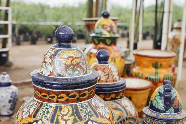 Talavera pottery at Zócalo Village.