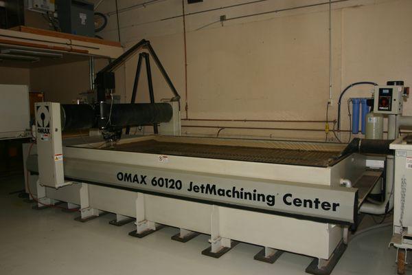 Omax 5'x10' waterjet