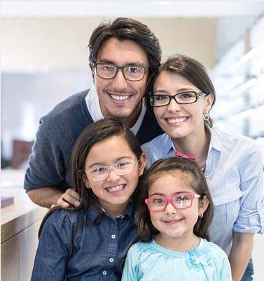 Family, kids, children, siblings, special, eyeglasses, eye exam, optometrist, contacts