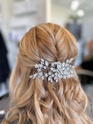 Bridal Half Up Half Down