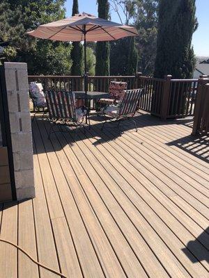 This one huge beautiful deck