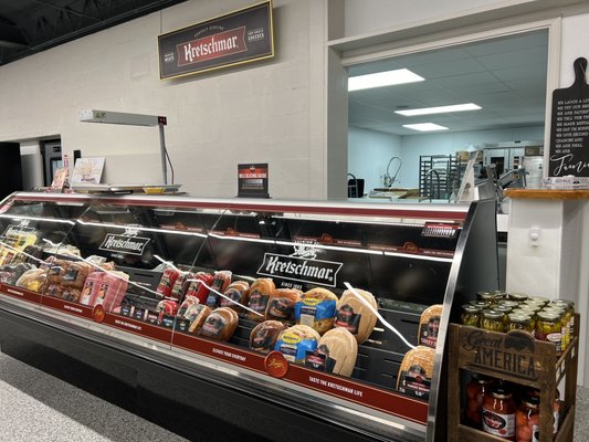 Deli counter. Service with a smile