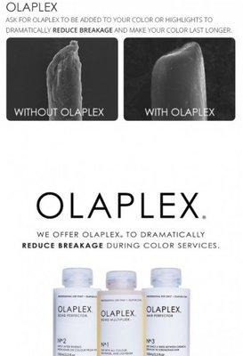 upgrade your service with Olaplex at a great rate.