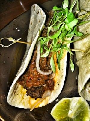 Slow-Cooked Beef Barbacoa Taco