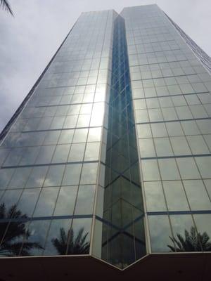 Mesa's only sky rise, the Bank of America building