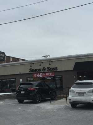 Simon & Sons of Needham -- 679 Highland Avenue, Needham Heights            Storefront