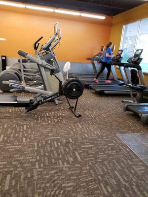 All precore machines except for maybe 3 that are life fitness