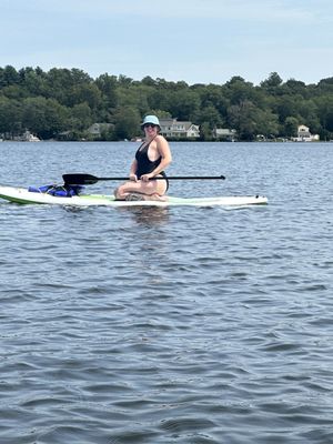 on the lake