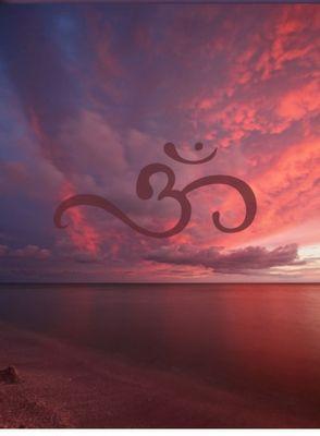 The symbol of OM. The sound of OM known as the  "BREATH OF GOD". Discovered in the 1600's. OM Tuning Forks used in Harmonic Sound Therapy.