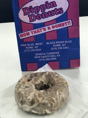 Blueberry donut  was simply scrumptious