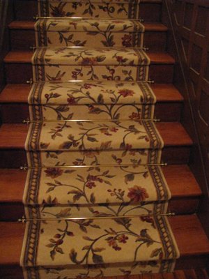 100% Wool Stair Runner with matching Area Rugs available