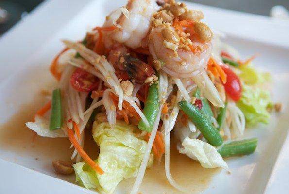 papaya salad seafoods