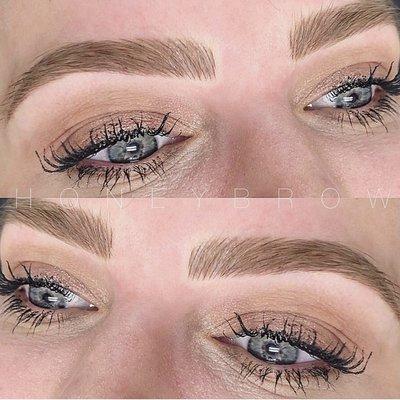 Microbladed brows