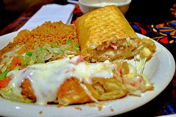 Seafood Chimichanga