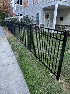 Metal fence