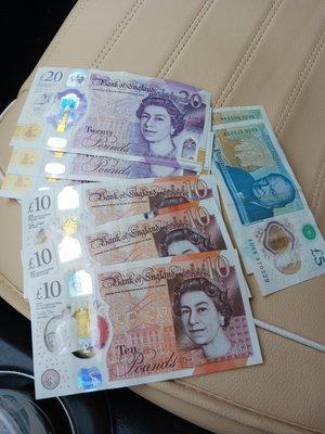 Love this British Currency, these bills are Stunning!