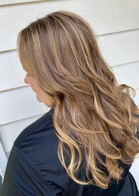 Hand painted Balayage