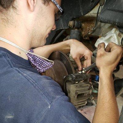 Expert brake repair service.